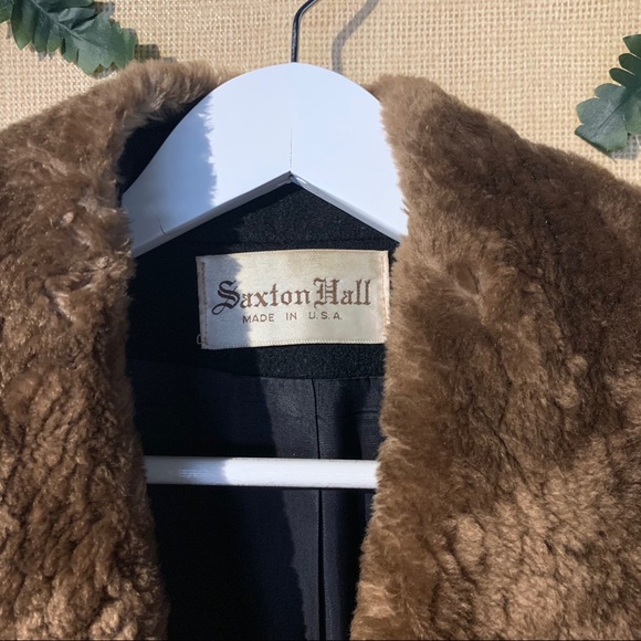 Saxton Hall- Vintage Long wool coat - Picture 2 of 12